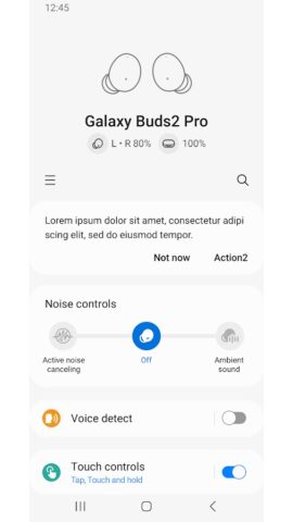 Galaxy Buds2 Pro Manager для Android — скриншот 1