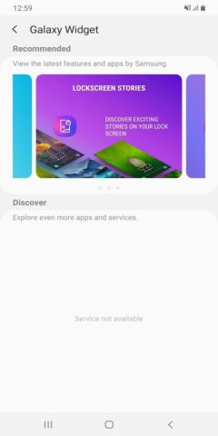 Galaxy Widget для Android — скриншот 3
