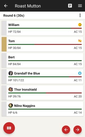 Game Master 5th Edition для Android — скриншот 1