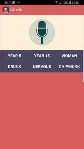 Girl voice changer — скриншот 2