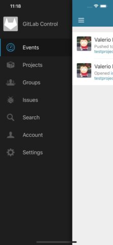 Control for GitLab для iOS — скриншот 1
