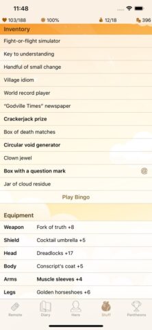 Godville для iOS — скриншот 3