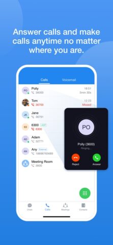 Grandstream Wave для iOS — скриншот 2