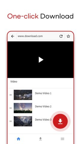 HD Video Downloader для Android — скриншот 1