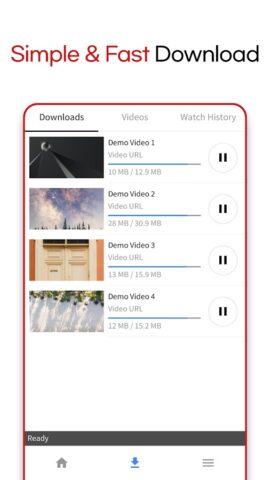 HD Video Downloader для Android — скриншот 2