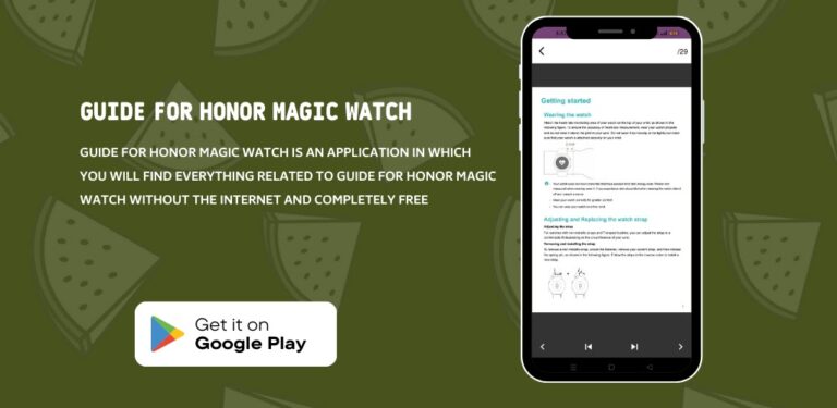 HONOR Magic Watch Guide для Android — скриншот 1