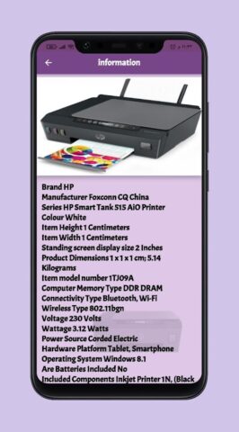HP Smart Tank 515 Printe Guide для Android — скриншот 2