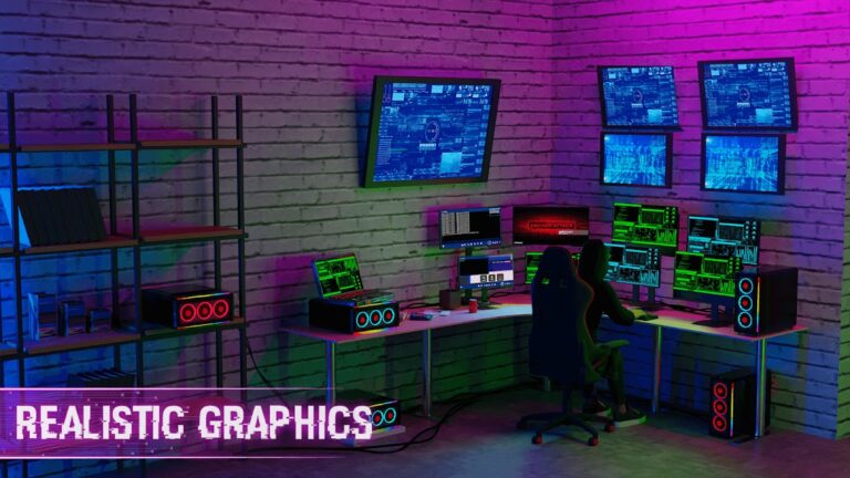 Hacker Simulator PC Tycoon для Android — скриншот 2