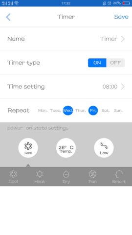 HaierSmartAir2 для Android — скриншот 4