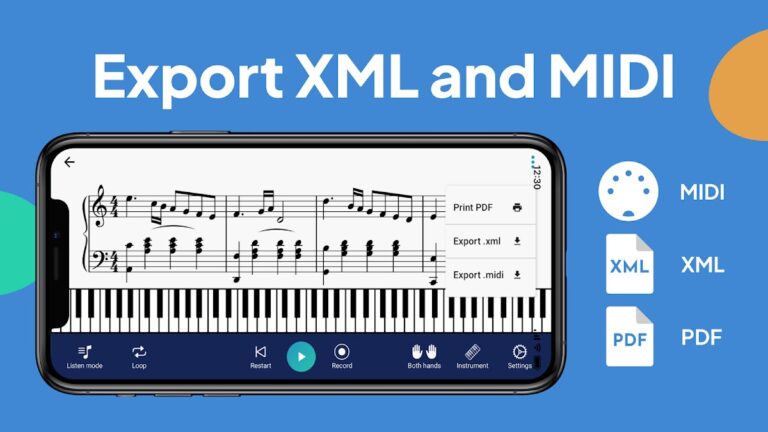 Halbestunde Sheet Music Reader для Android — скриншот 5