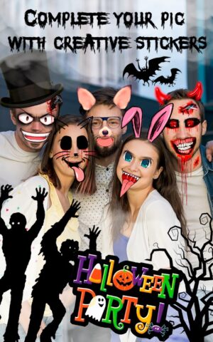 Хэллоуин — Страшное лицо для Android — скриншот 2