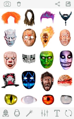 Хэллоуин — Страшное лицо для Android — скриншот 4