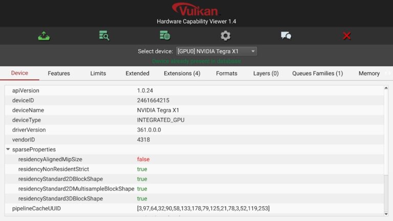 Hardware CapsViewer for Vulkan для Android — скриншот 2