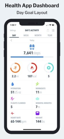 HealthView: Apple Health App — скриншот 1