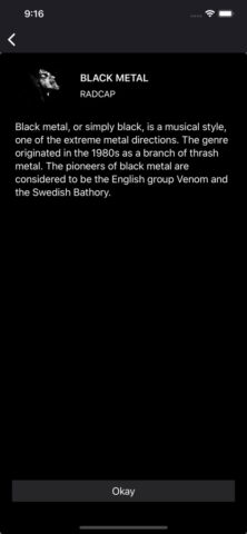 Heavy Metal Radio для iOS — скриншот 5