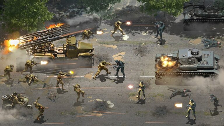 Heroes of War: стратегии,война — скриншот 1
