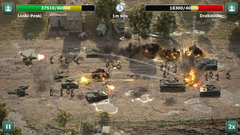 Heroes of War: стратегии,война — скриншот 4