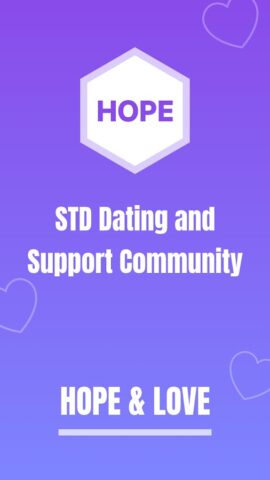 Herpes Dating & Support — HOPE для Android — скриншот 1