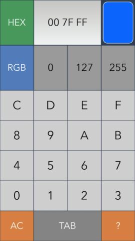 Hex,Dec,Oct,Bin(Dev Calc) для Android — скриншот 4