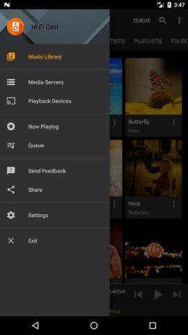 Hi-Fi Cast — Music Player для Android — скриншот 5