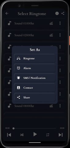 Высокочастотные звуки для Android — скриншот 3