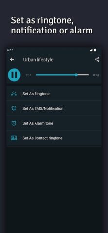 Хип-хоп рингтоны для Android — скриншот 3