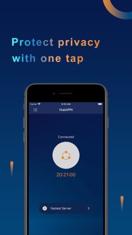 HulaVPN — Fast Secure VPN для Android — скриншот 1