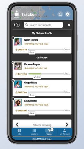 IRONMAN Tracker для Android — скриншот 2