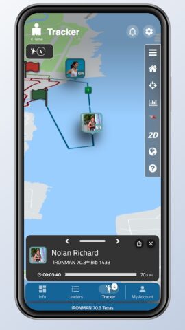 IRONMAN Tracker для Android — скриншот 4