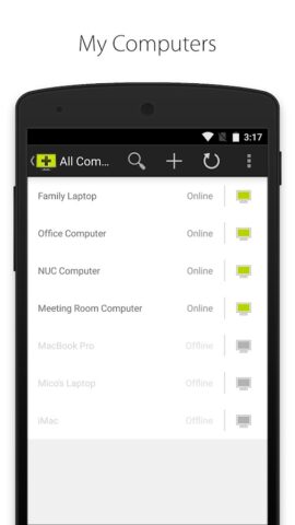 ISL Light Remote Desktop для Android — скриншот 1