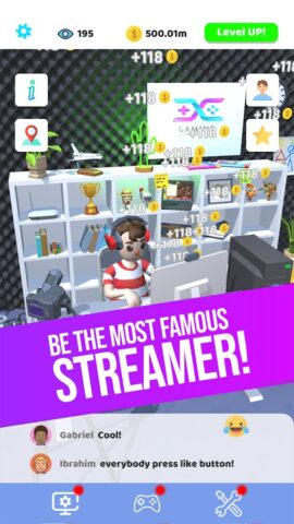 Idle Streamer! для Android — скриншот 1