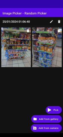Случайный Bыбор Изображения для Android — скриншот 3