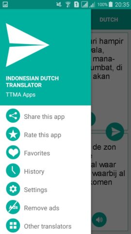 Indonesian Dutch Translator для Android — скриншот 3