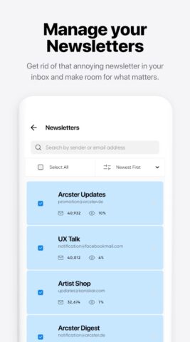 Instaclean — Clean your Inbox для Android — скриншот 4