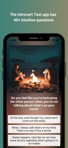 Introvert Test для iOS — скриншот 2