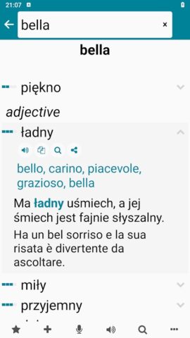 Italian — Polish для Android — скриншот 2