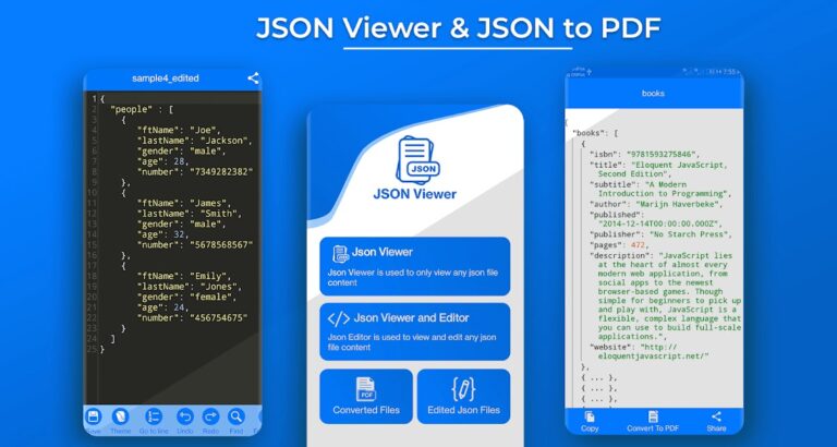 JSON Viewer: JSON Reader для Android — скриншот 1