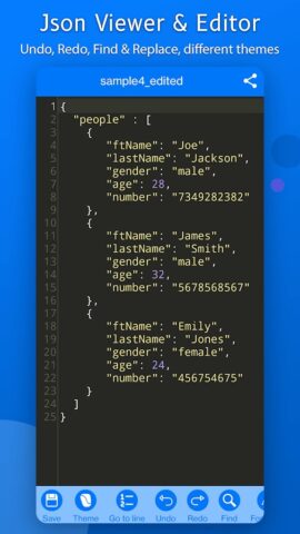 JSON Viewer: JSON Reader для Android — скриншот 4