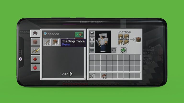 Java UI Mod for MCPE для Android — скриншот 4