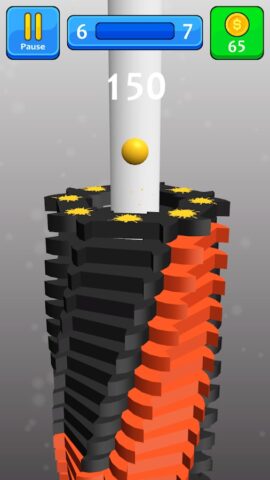 Шарик прыгает вниз для Android — скриншот 3