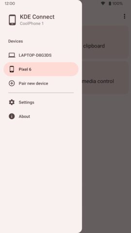 KDE Connect для Android — скриншот 2