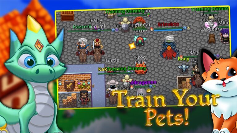 Kakele Online — Pixel MMORPG для Android — скриншот 1