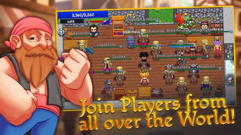 Kakele Online — Pixel MMORPG для Android — скриншот 4