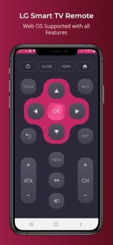 LG Universal TV Remote для Android — скриншот 1