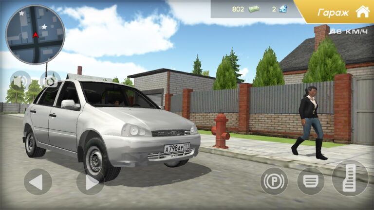 Лада Калина — Езда на машине для Android — скриншот 2