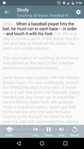 Аудирование. Английский язык для Android — скриншот 3