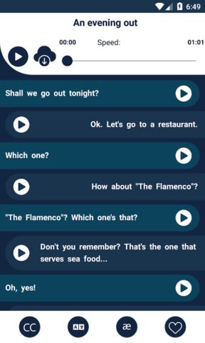 Learn English Listening Daily для Android — скриншот 1