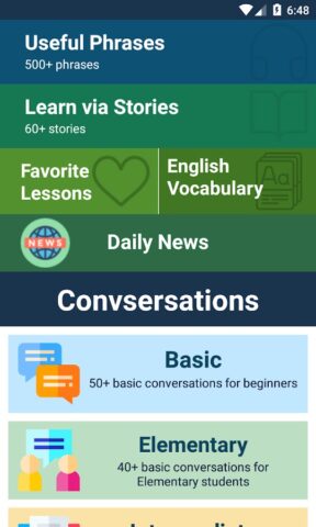 Learn English Listening Daily для Android — скриншот 3