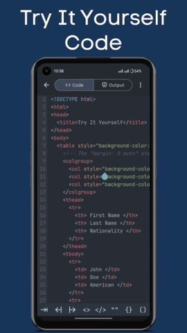 Learn HTML для Android — скриншот 3