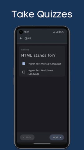 Learn HTML для Android — скриншот 5